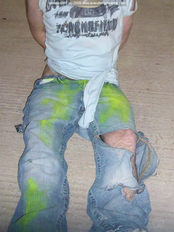 Ripping the jeans